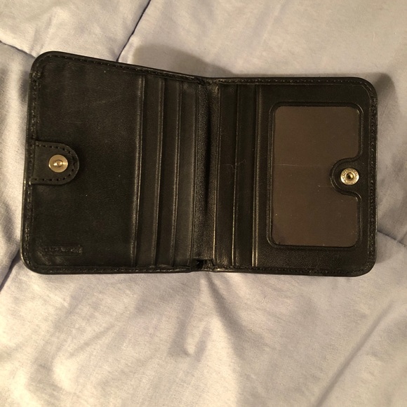 Coach New York black leather bifold wallet - Picture 3 of 7